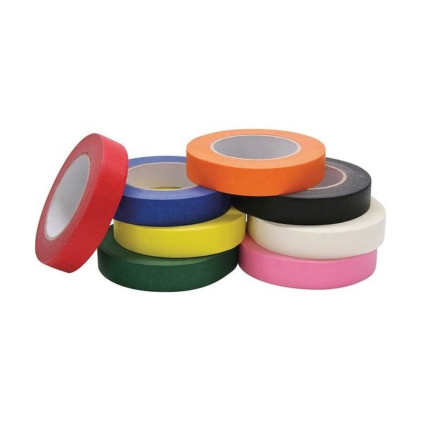 Pacon Masking Tape Rolls, 1inx60 yards, Assorted PAC4860 - main